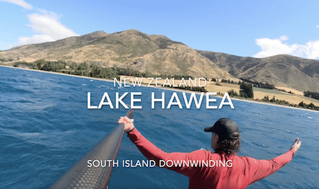 Downwind SUP Foiling New Zealand with T.J.